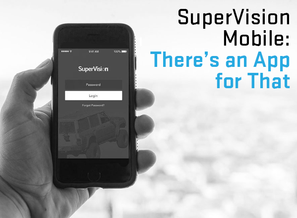 MVR monitoring made easy with the SuperVision Mobile App